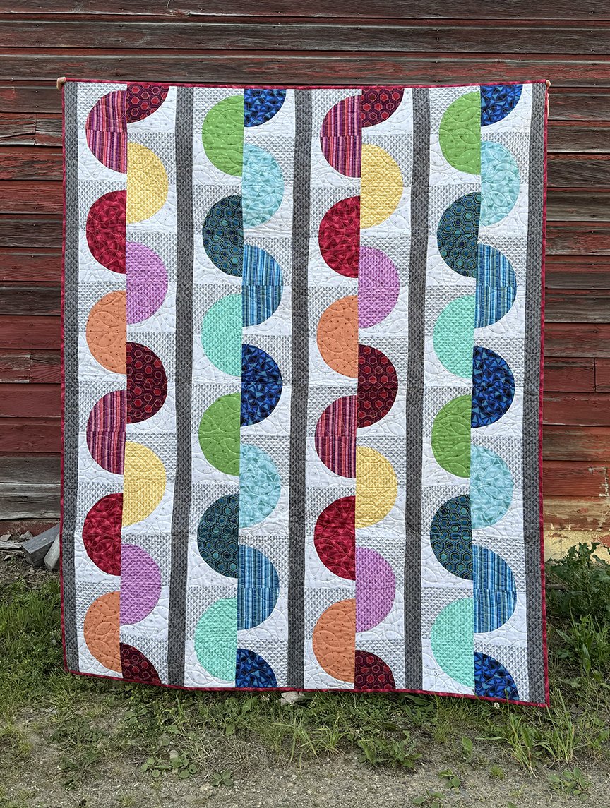 Curlicues quilt pattern (digital download)