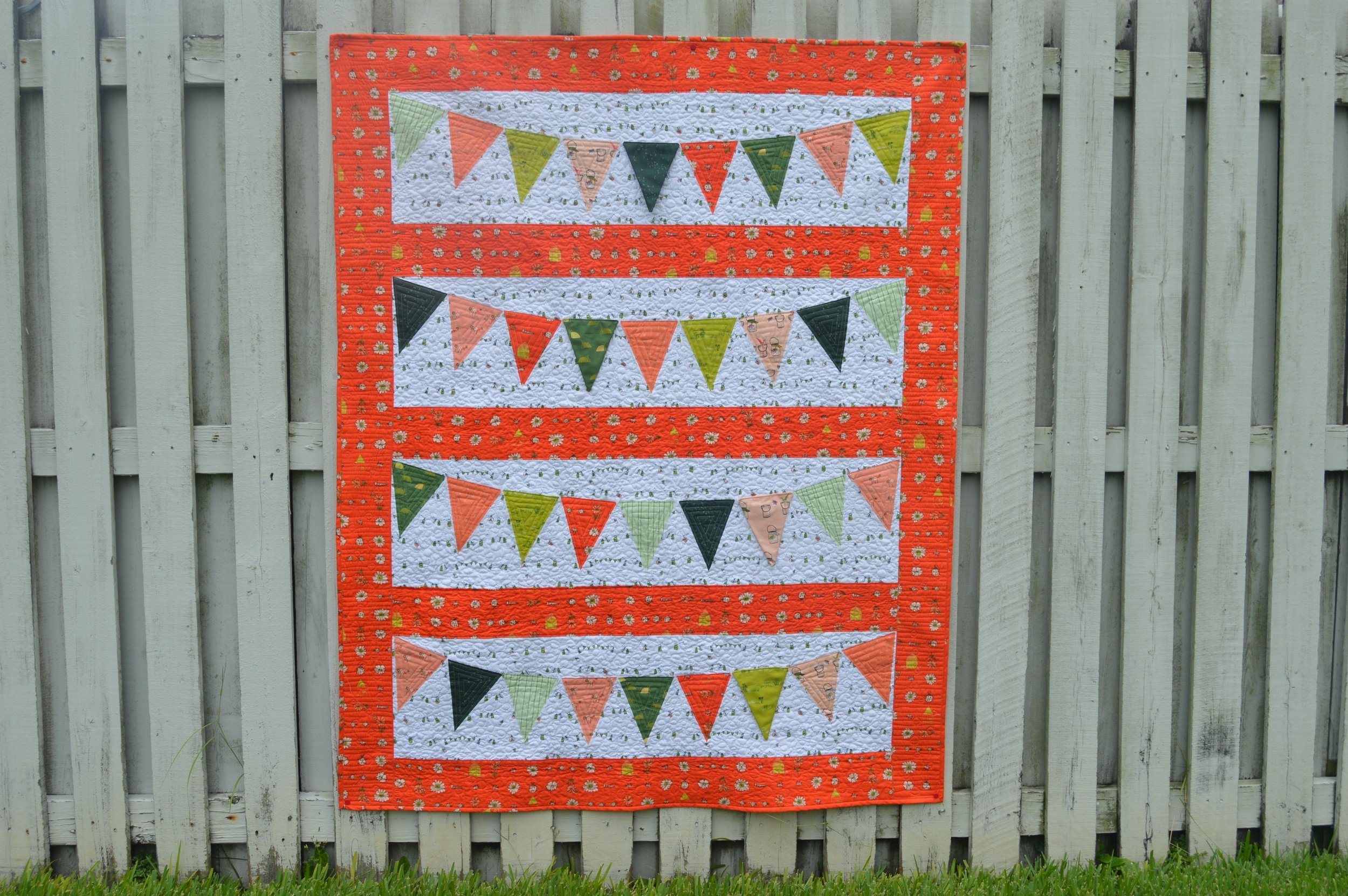Pennant Party quilt pattern