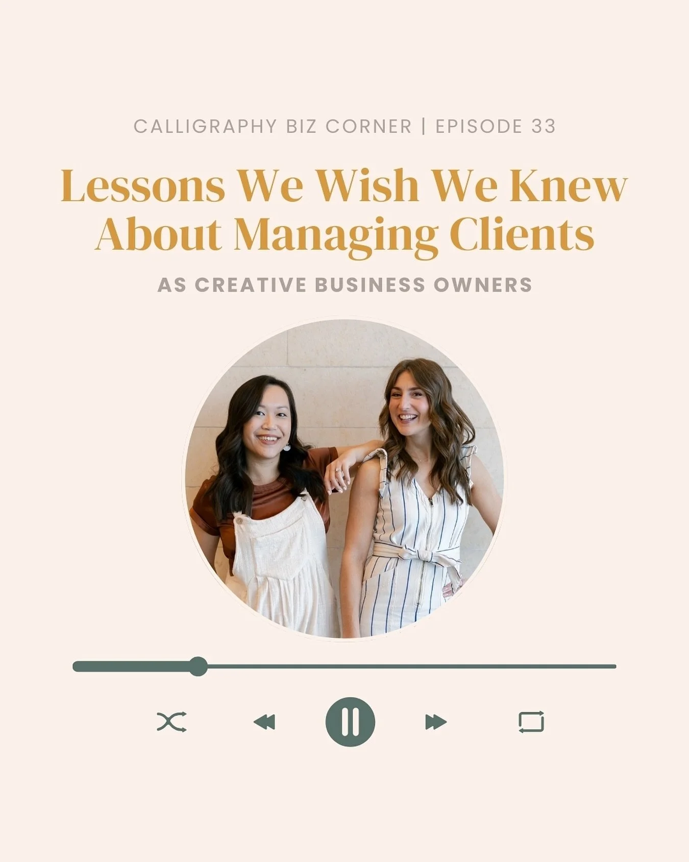 🌶️ We&rsquo;re spilling the tea on client relationships! 🌶️

🚩 If you&rsquo;ve ever had a client push your boundaries, question your process, or email you at 10 PM expecting an instant reply&hellip; this week&rsquo;s episode is for you!

We&rsquo;
