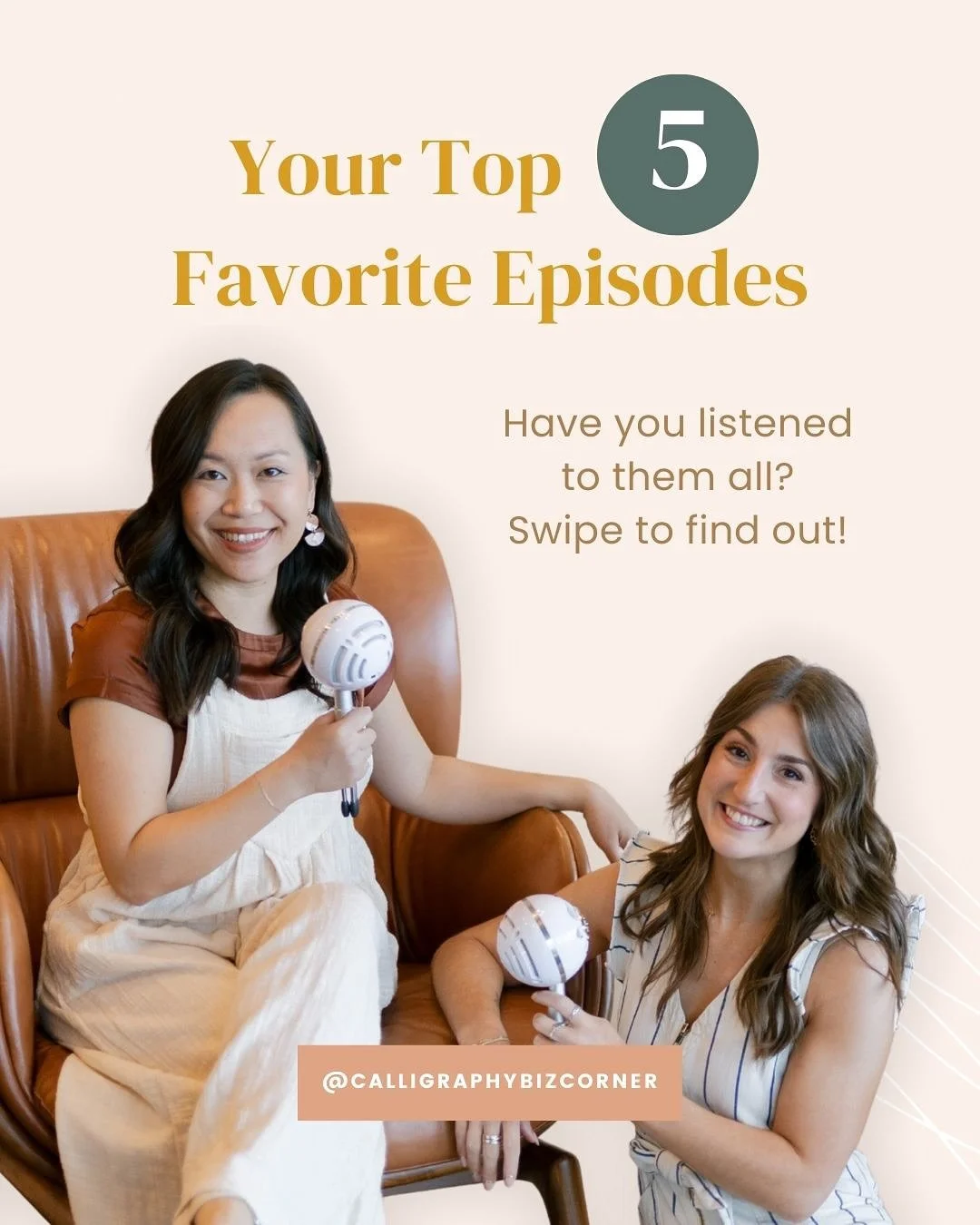 🎧 Calligraphy Biz Corner is taking a little break until 2026! While we won&rsquo;t have any new episodes, we wanted to make sure you have a listening lineup to keep you busy while we&rsquo;re gone!
&nbsp;
👉 Head to the link in our bio to grab the p