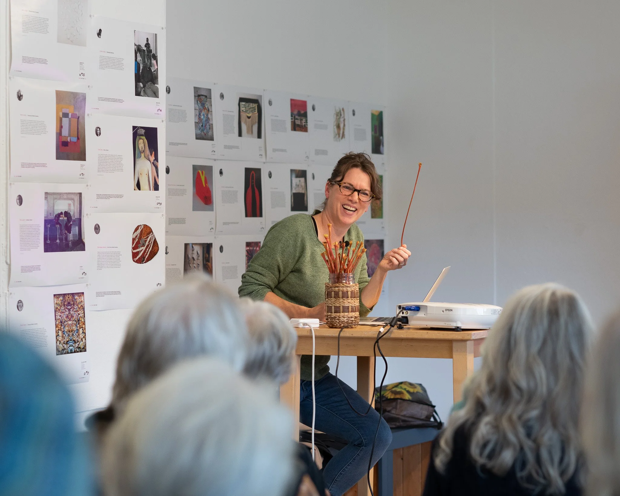 Artist Talk: Sculptural Basketry; Inspiration and Techniques. Salt Spring National Art Prize, Salt Spring Island