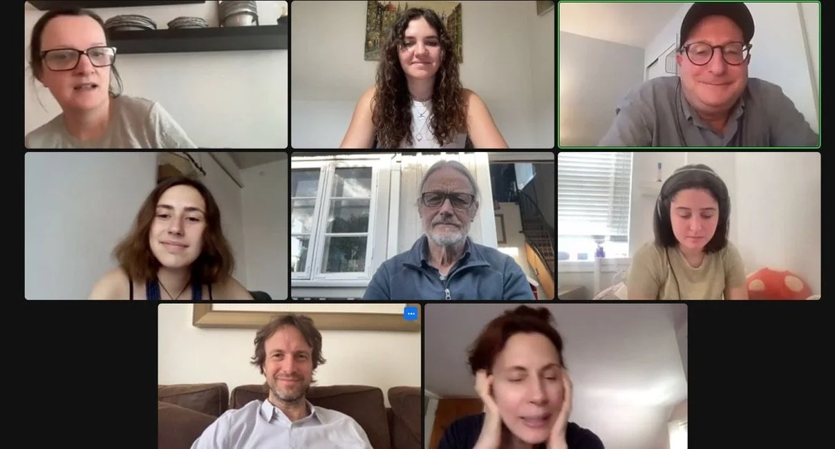 Young Playwrights Ukraine Mentorship Project on Zoom with Lars Rudolfsson, Daniel Goldfarb and Jessica Hecht