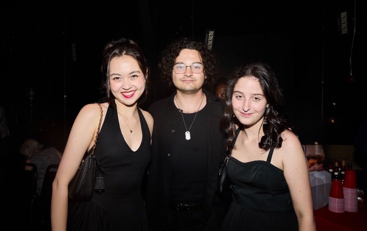 Julia, Max, and me at Naked Angels 40th