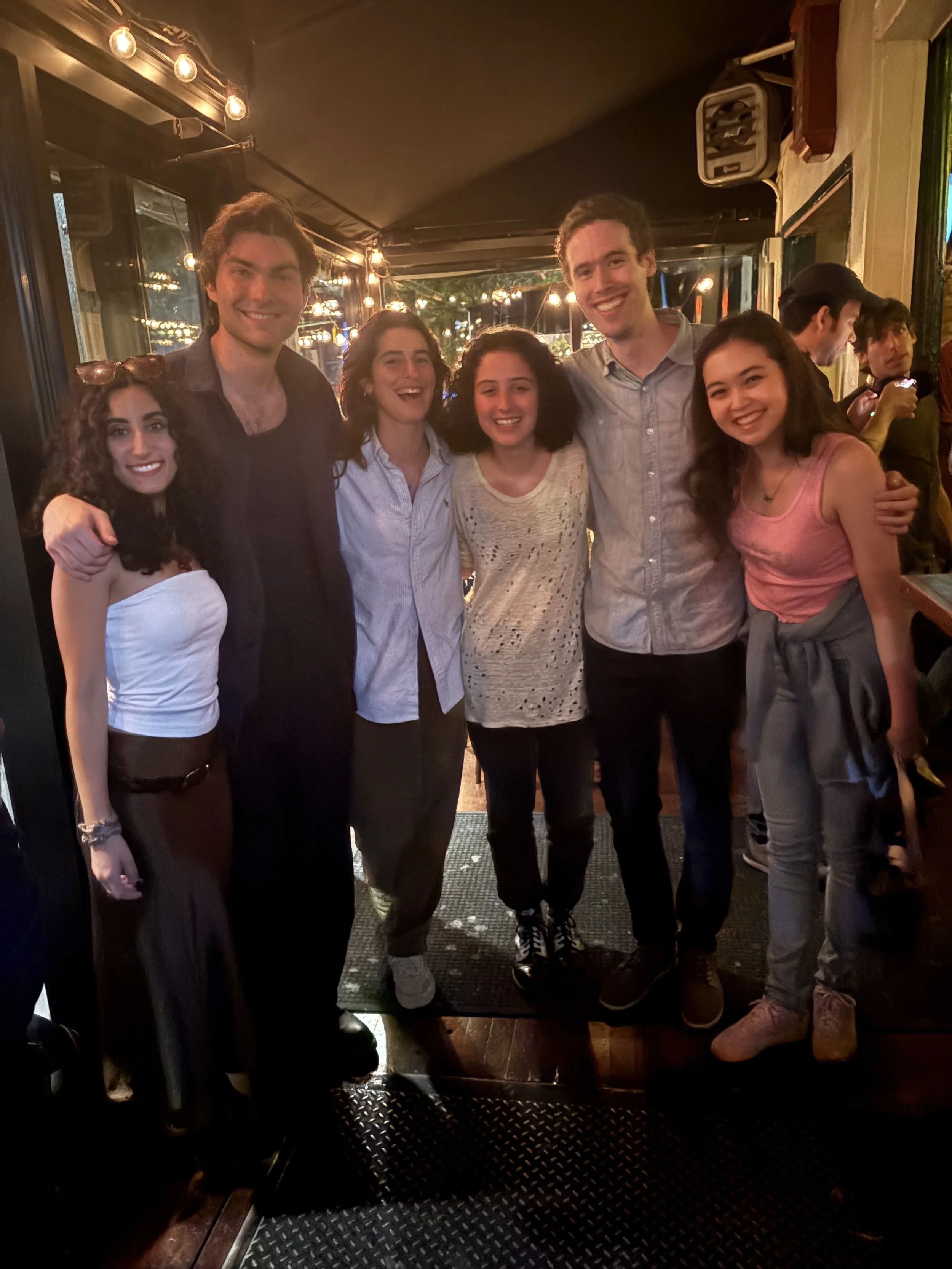 After the first reading of ten pages of "The Infiltrators" at Naked Angels Tuesday @9 (September 2025)