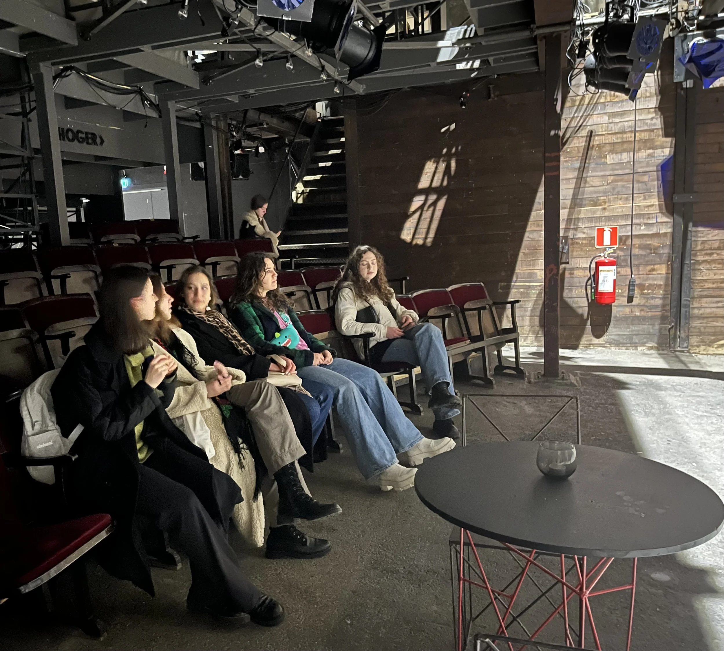 Orion Theater in Stockholm Sweden with writers from Young Playwrights Ukraine