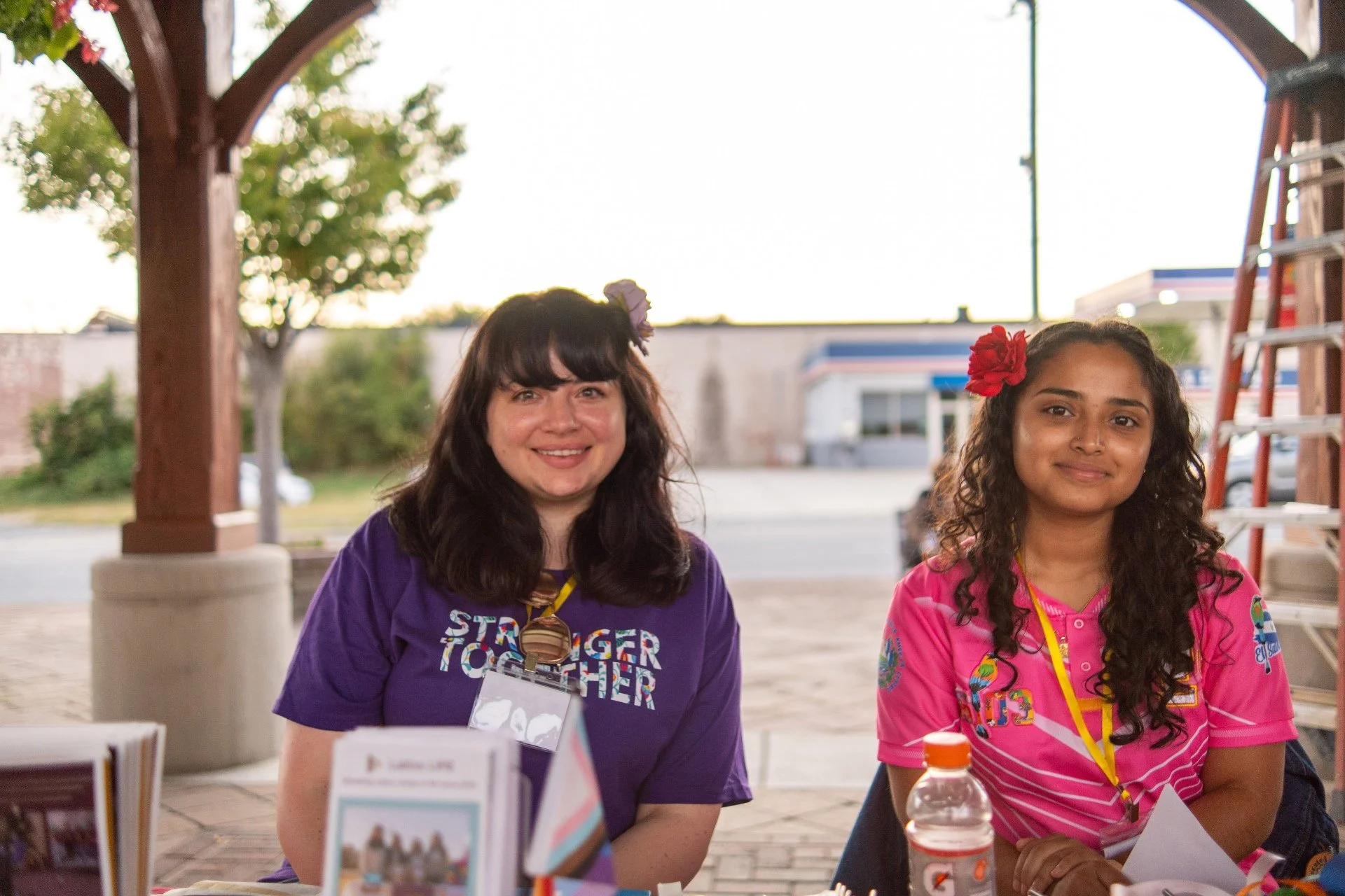 Latinx LIFE volunteers supporting community members