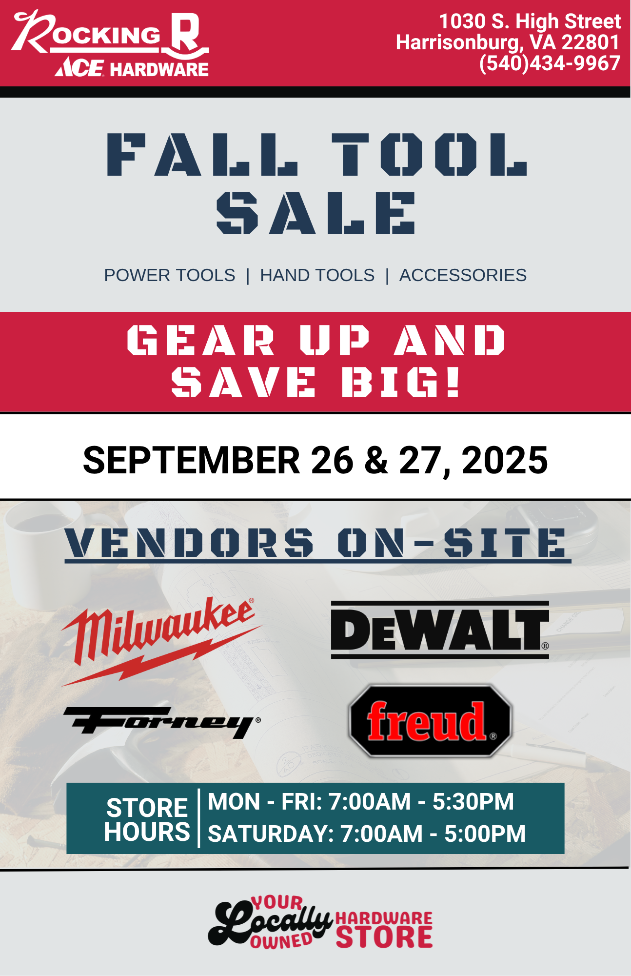 Fall Tool Sale