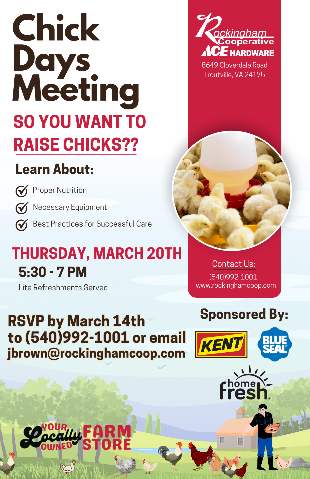 So You Want to Raise Chicks | Educational Meeting — Rockingham Cooperative