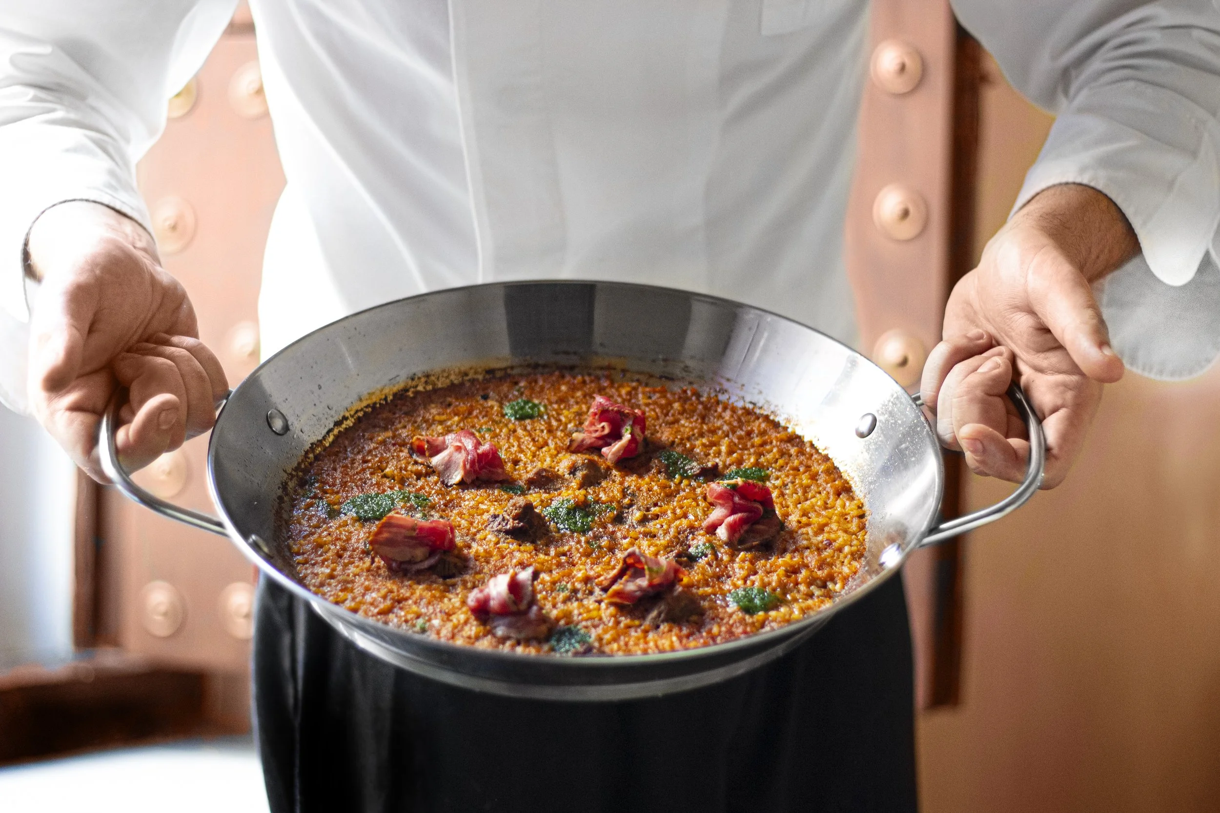 Paella Spain golf trip good food