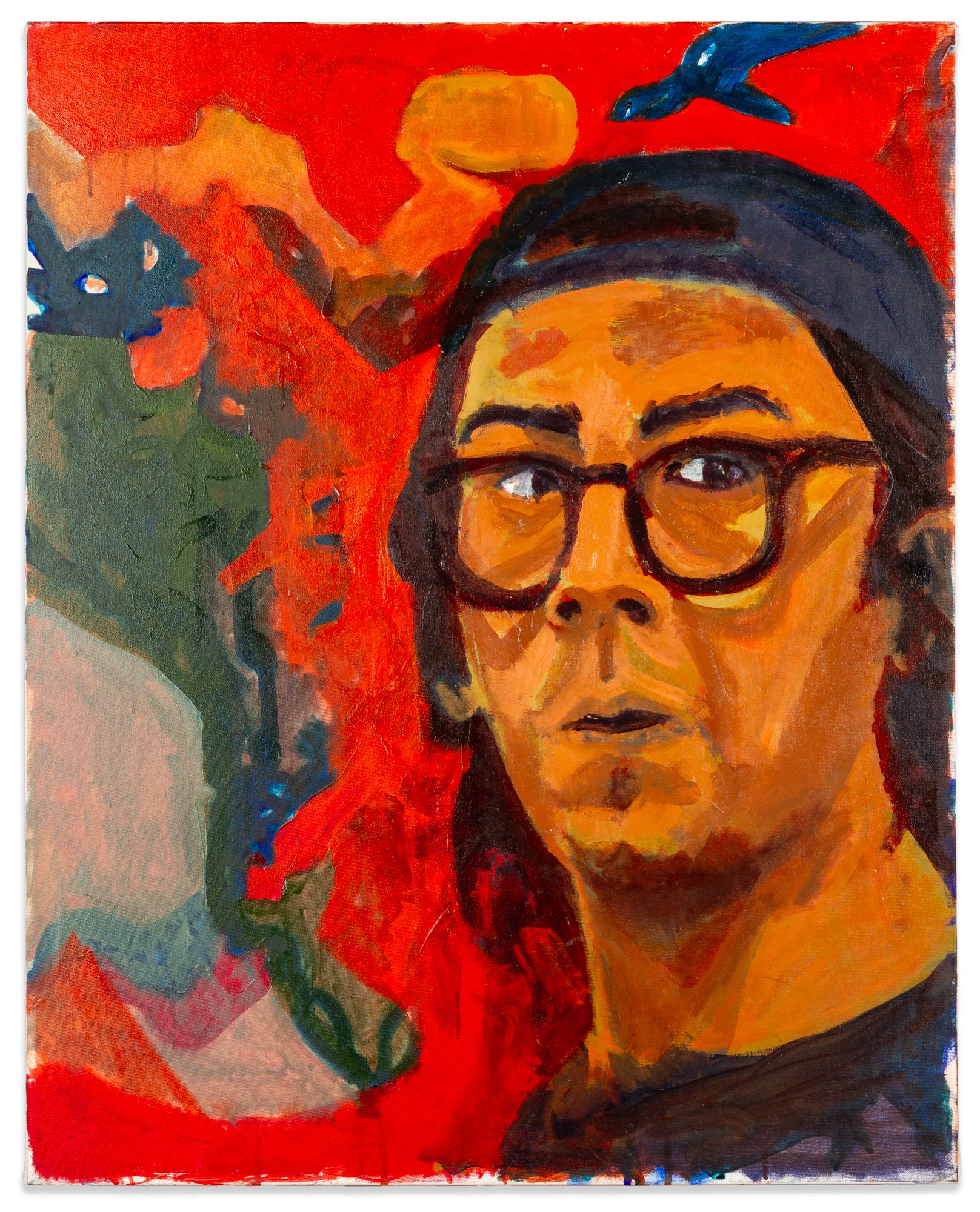Self Portrait 105, 2022. Oil on Canvas. 30" X 24".