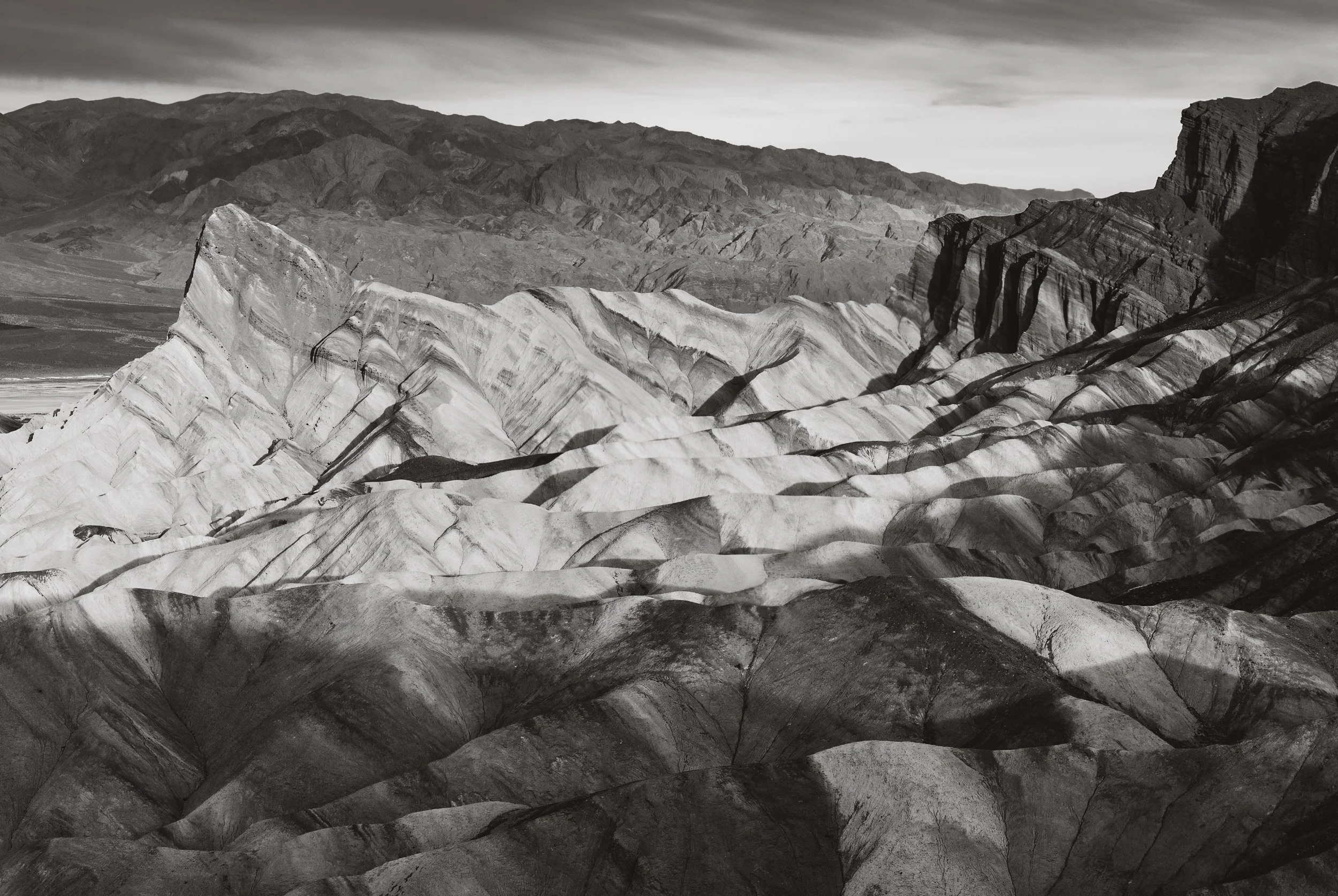 Manly Peak at Sunrise (BW)