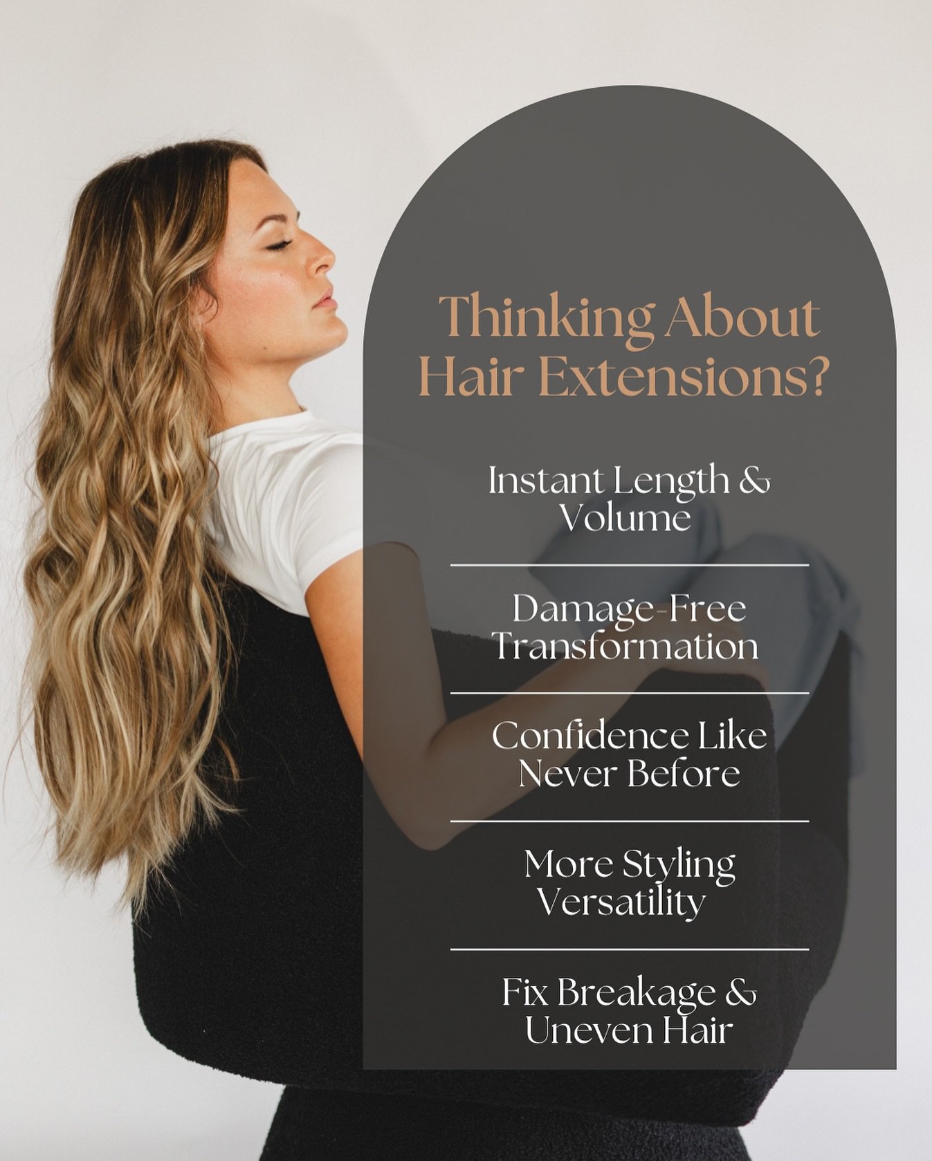 ✨ Instant Length &amp; Volume &ndash; No waiting, no awkward grow-out phase. Just gorgeous, full hair.

✨ Damage-Free Transformation &ndash; Get highlights, dimension, or a whole new look without bleach or color.

✨ Fix Breakage &amp; Uneven Hair &nd