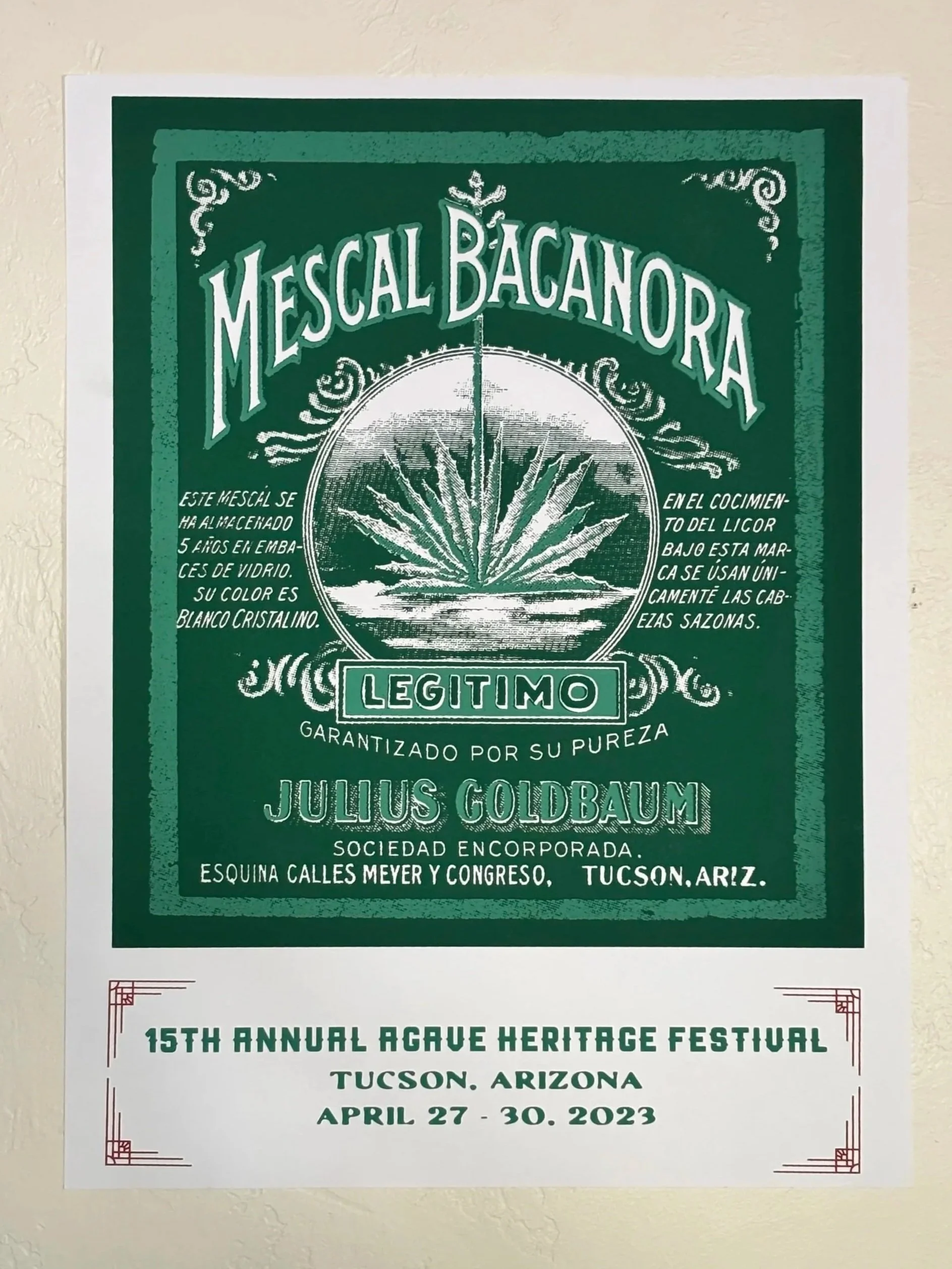2023 Agave Heritage Festival Poster