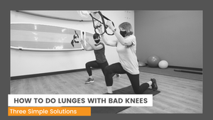 How To Do Lunges With Bad Knees - Three Simple Solutions — Solving Pain