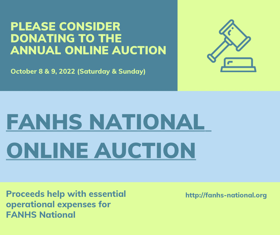 2022 FANHS NATIONAL ONLINE AUCTION