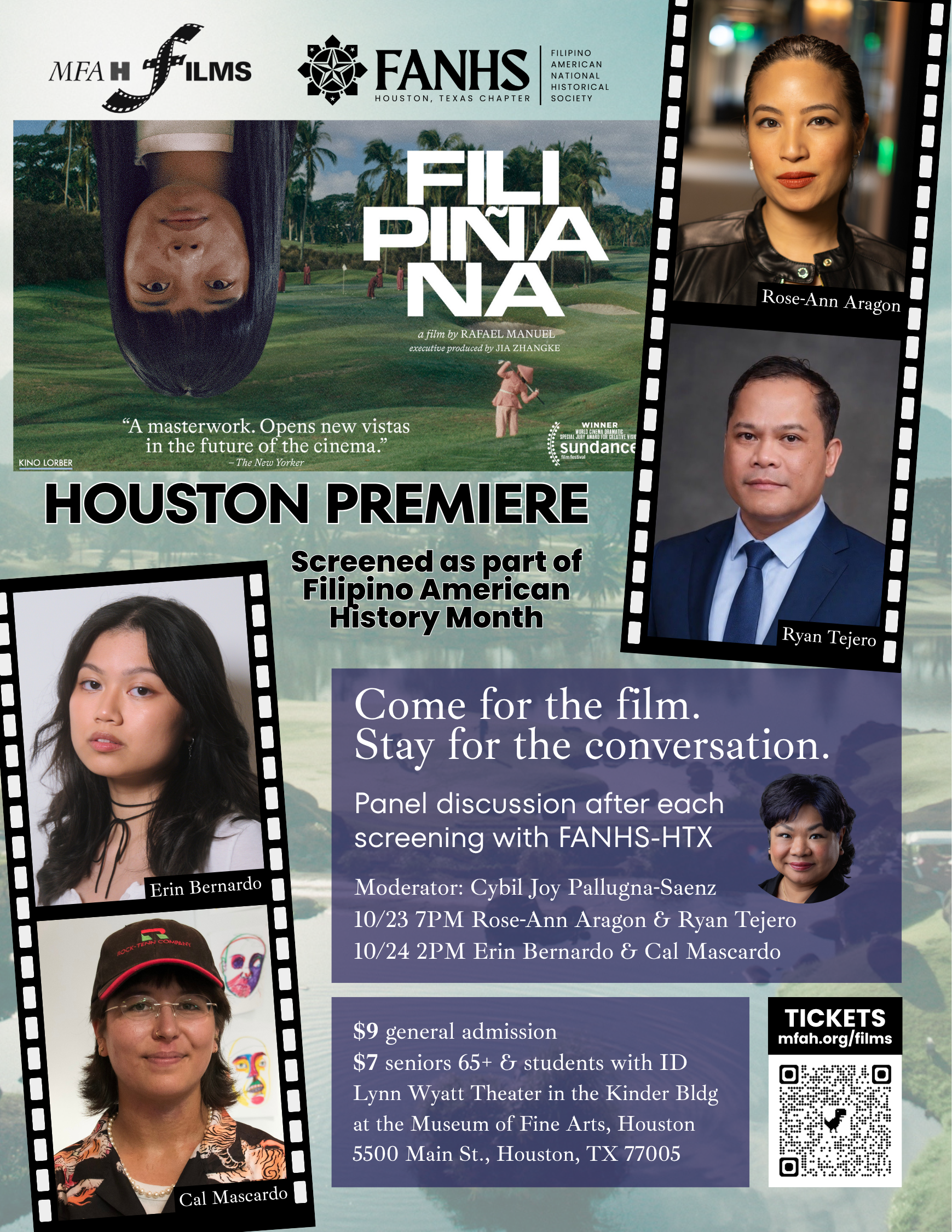 Filipinana Film Screening and Panel Discussion with FANHS-HTX President, Cybil Joy Pallugna-Saenz