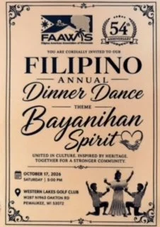Filipino American Association of WI (FAAWIS) Dinner Dance
