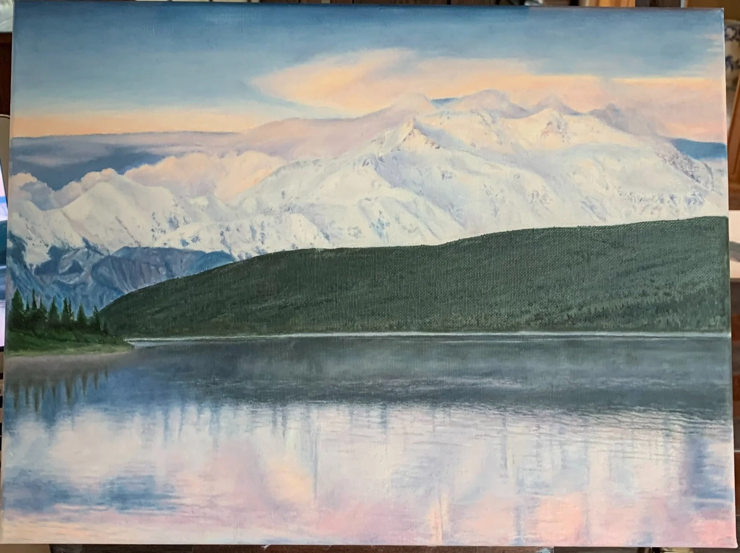 %22Alaskan Reflection%22, Oil on Canvas.jpg