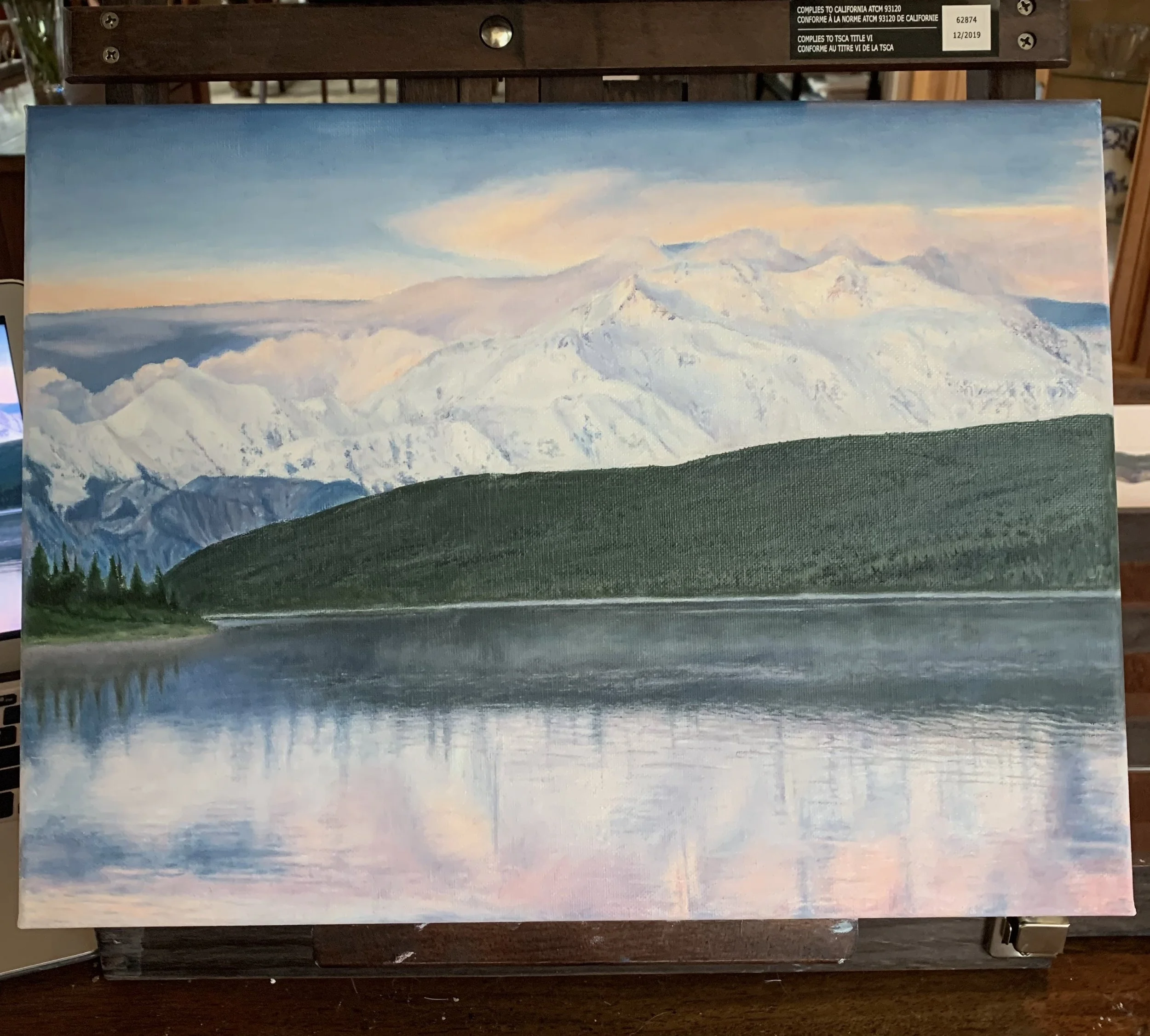 %22Alaskan Reflection%22, Oil on Canvas.JPG