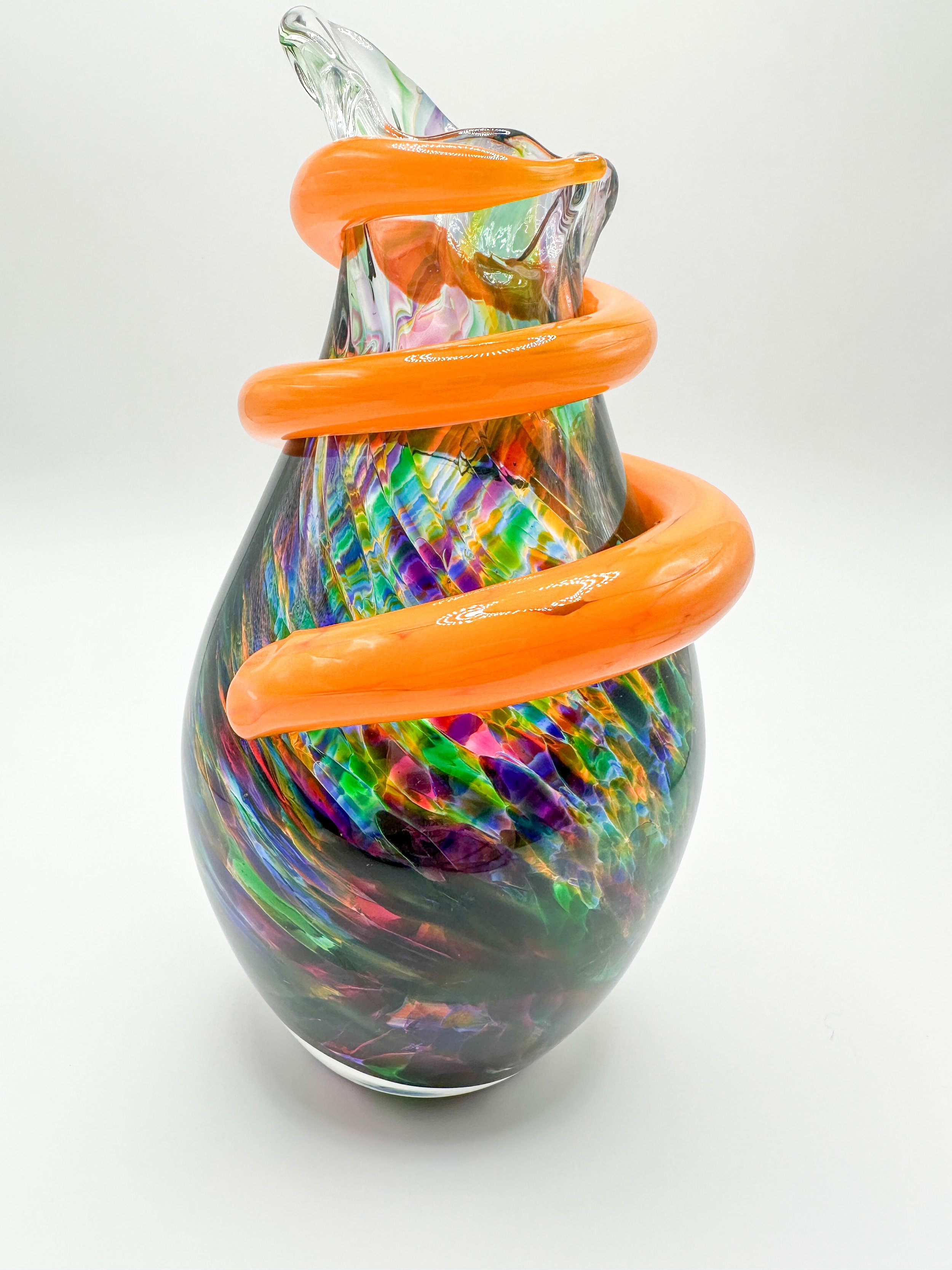 Midnight Citrus Bloom Vase