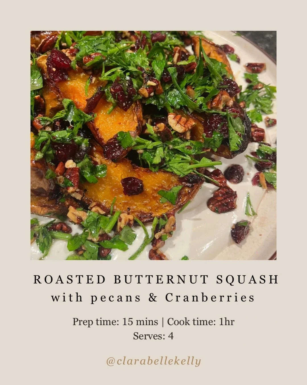 I shared three nourishing Christmas side dishes 🎄 in my newsletter today &mdash; to add a bit of colour and flavour to your table. 

If you&rsquo;d like them, you can sign up for my newsletter via my bio&hellip; or simply send me a DM and I&rsquo;ll