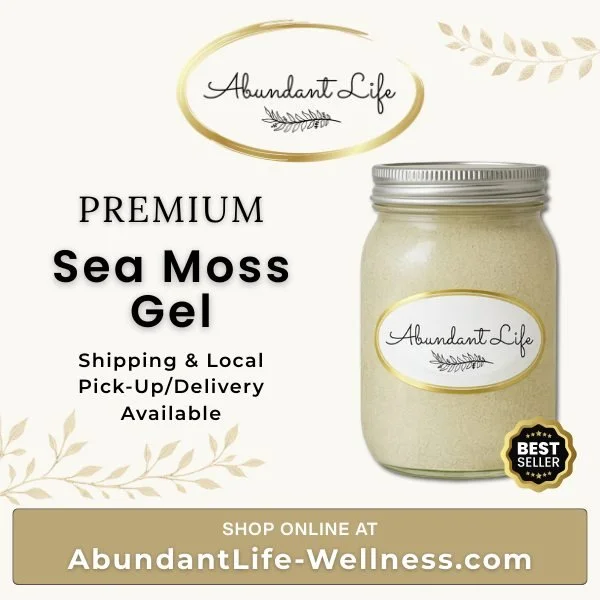 ✨ Abundant Life is here to fuel your wellness journey with nature&rsquo;s finest. Our Premium Sea Moss Gel is crafted with care right here in Rock Hill, SC &mdash; delivering the smooth, consistent texture you&rsquo;ve been looking for!

Packed with 