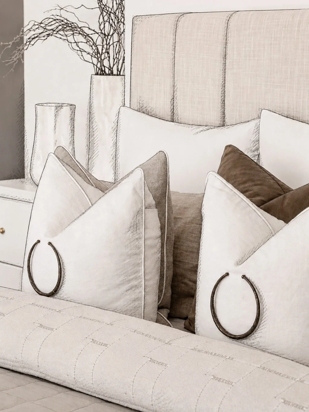 The concept 

Where every well designed room begins on paper.

The final space

Designed with intention, finished with warmth.

A vision

Where form &amp; function begin to meet. 

Bought to life

A vision realised through thoughtful design.

The det