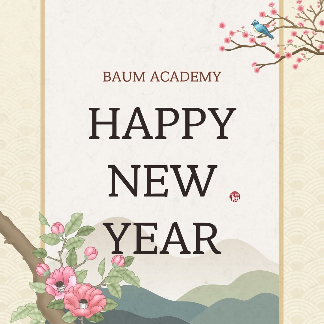 Happy new year!
New year and New ME with baum academy 🤝