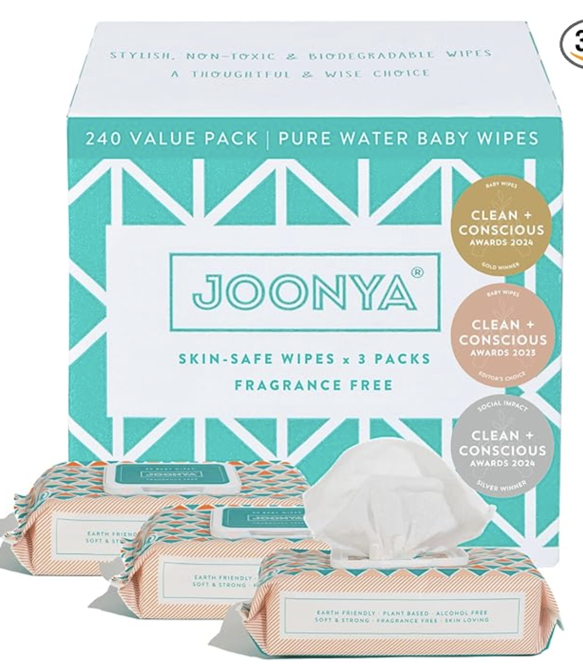 joonya favorite sustainable baby wipe options on amazon