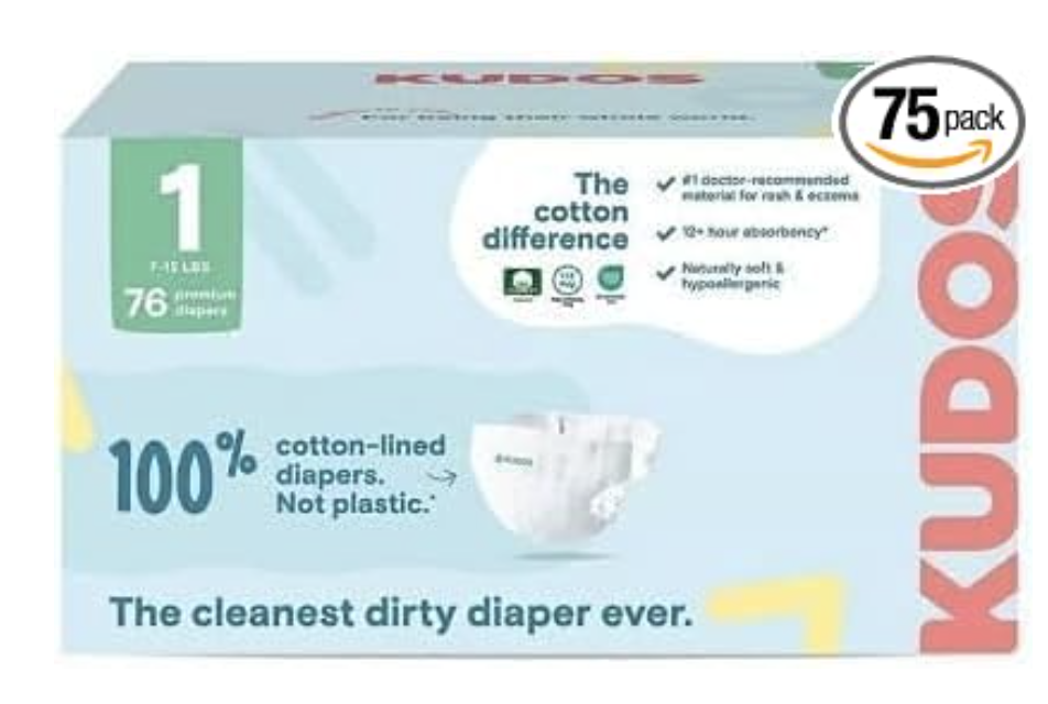 kudos top sustainable diaper options on amazon