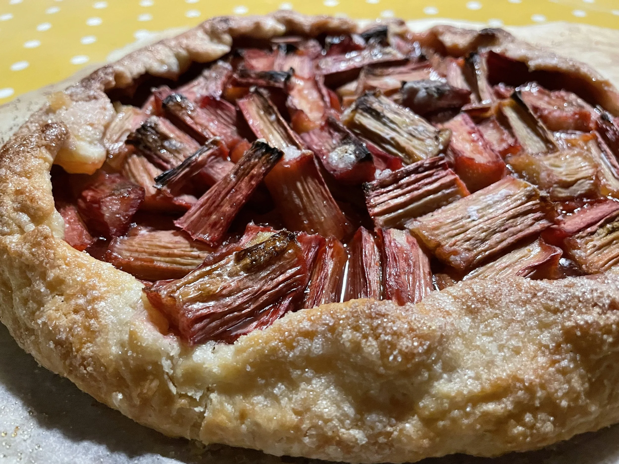 Rhubarb Crostata
