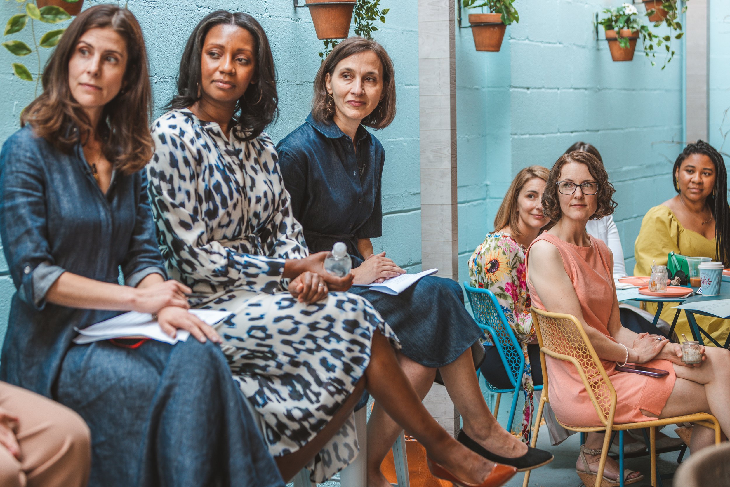 In collaboration with José Andrés Media, Hallie hosted a breakfast panel in Washington, DC about motherhood.