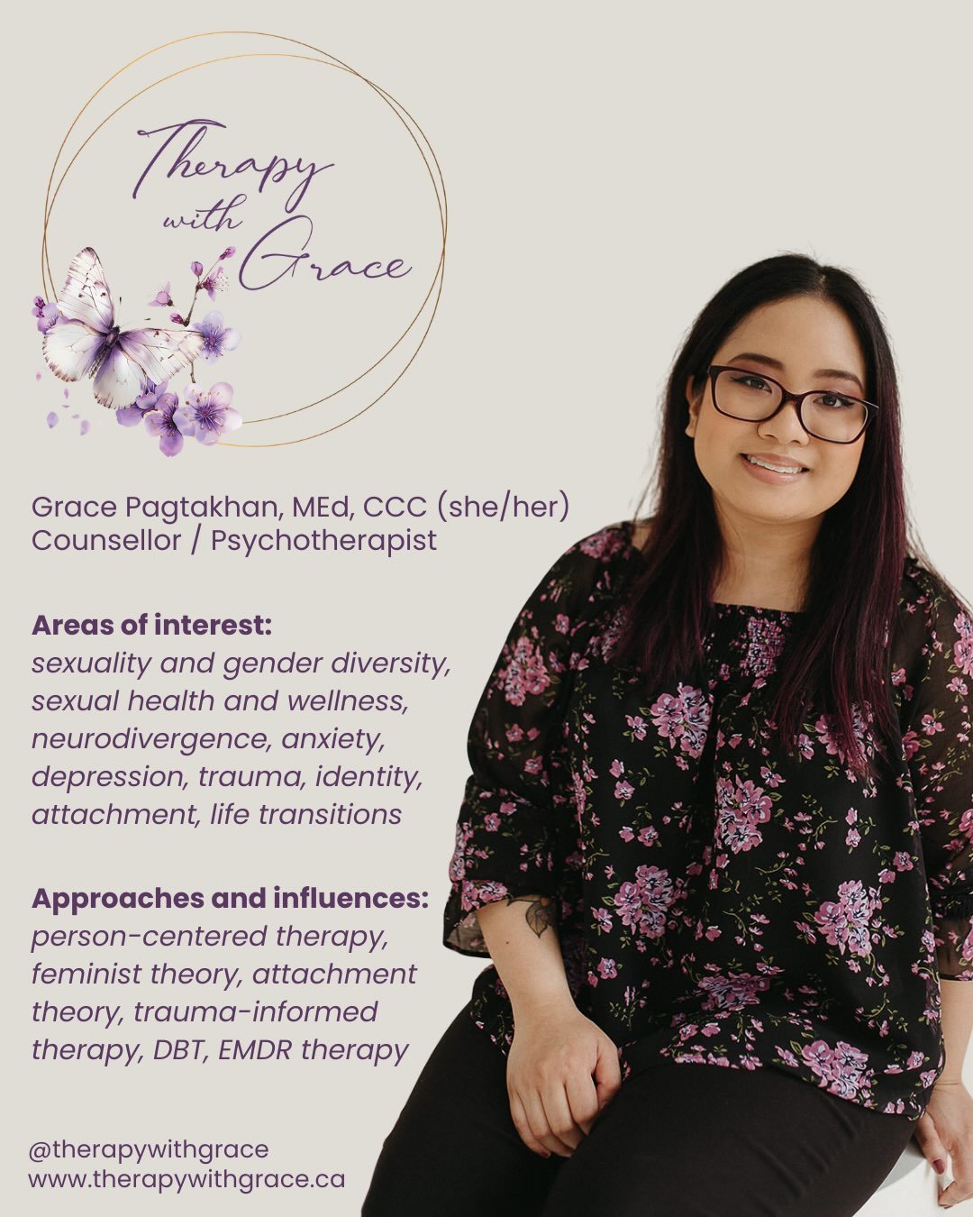 It&rsquo;s been just shy of two years since I opened my solo private practice, Therapy with Grace, and as I&rsquo;ve seen some new faces around here since then, I thought I&rsquo;d take the opportunity for a quick reintroduction and updated informati