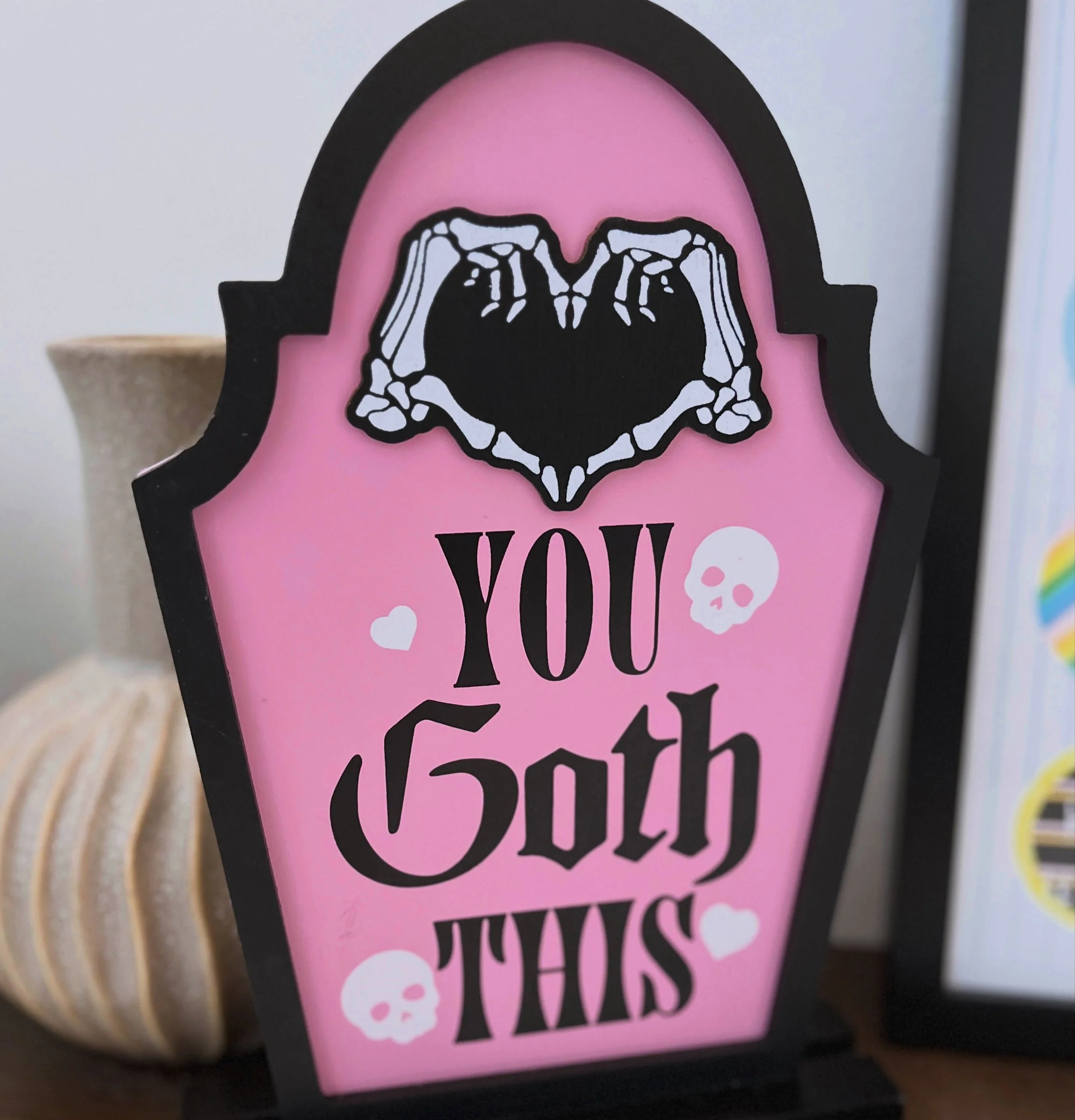 It&rsquo;s October, so it&rsquo;s basically Halloween, which means it&rsquo;s time for the return of this wonderful piece of seasonal decor. This little sign was a gift I received last year, and I thought it made a great addition to my office space. 