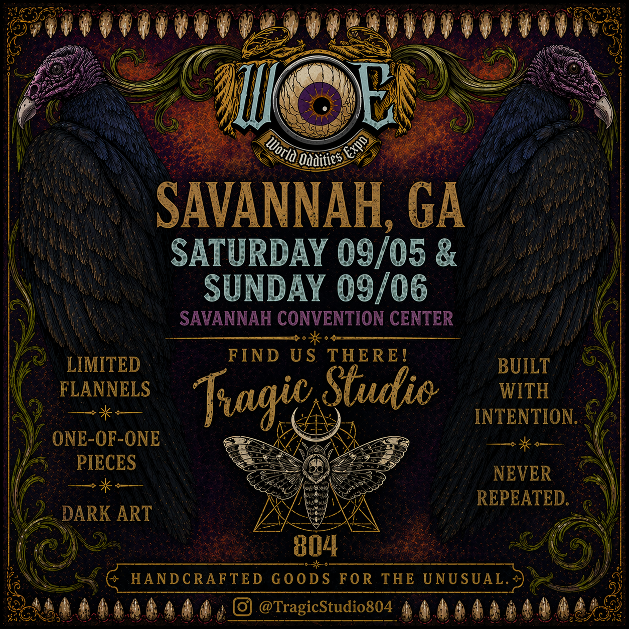 Savannah, GA - World Oddities Expo - Sept 5