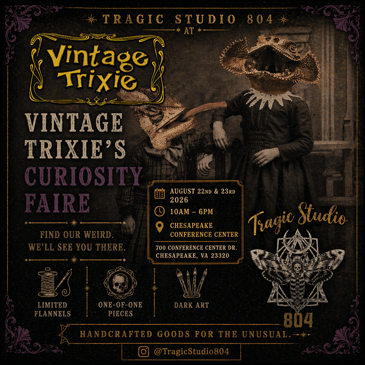 Vintage Trixie's Curiosity Faire - AUG 22, 2026 - VA