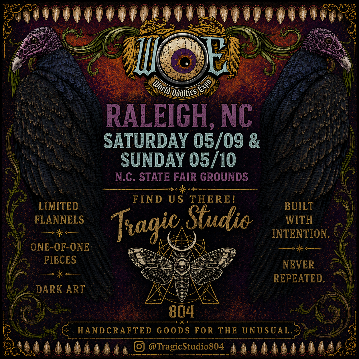 Raleigh, NC - World Oddities Expo - May 9