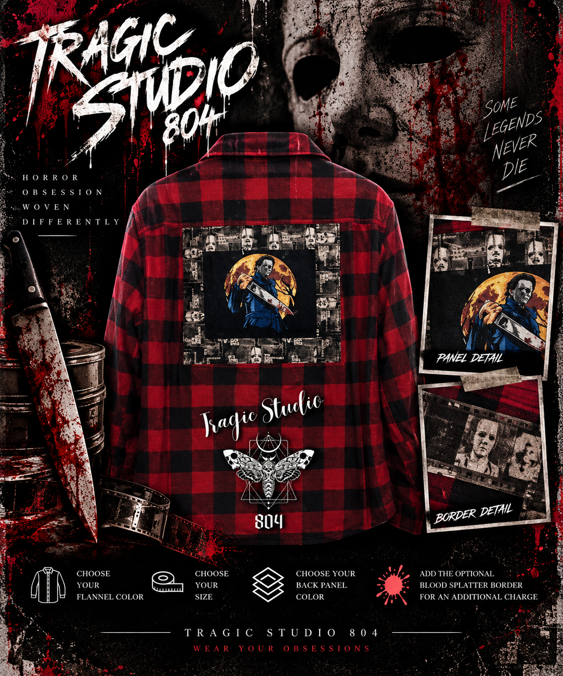 🔪 Shadows of Haddonfield - Sinister Terror Flannel