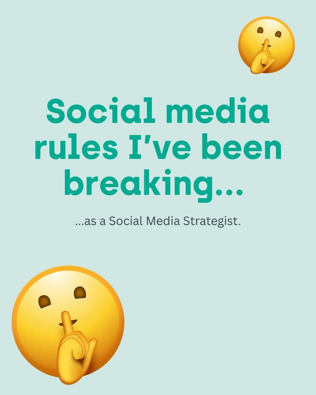 This is your official permission slip to stop obsessing over these things.⁣
⁣
Why? Because honestly&hellip; they don&rsquo;t matter that much 🤷🏼&zwj;♀️⁣
⁣
1️⃣ I don&rsquo;t curate my feed to death⁣
Sure, it&rsquo;s nice if it looks cohesive and on-