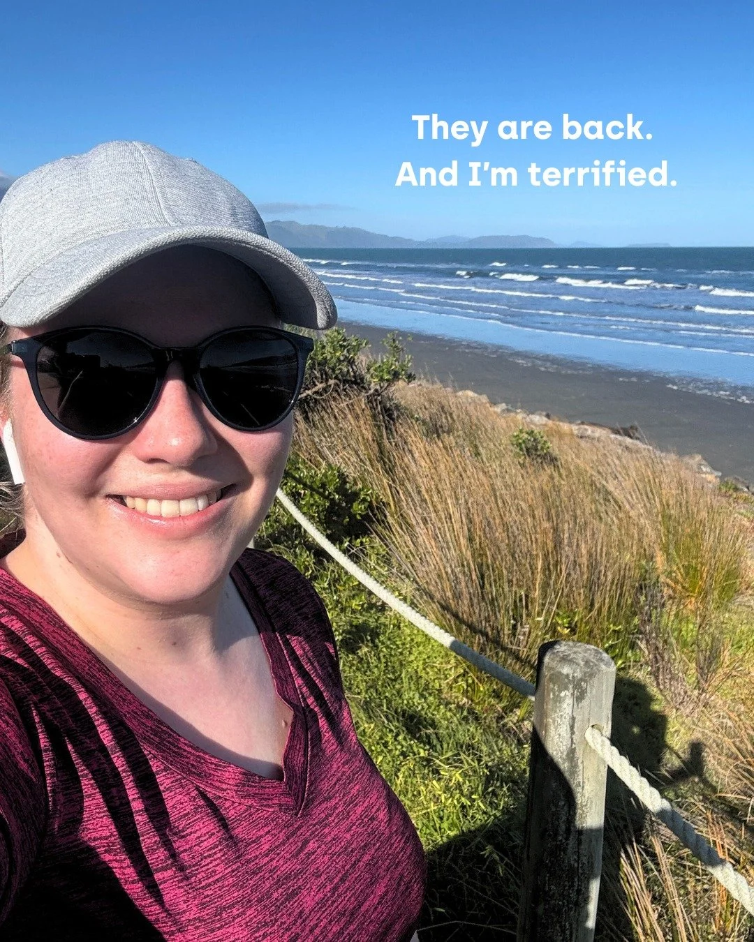 Serious question:

WHY did no one warn me about magpies before I moved to NZ??

The first time one dive-bombed me on a run, I screamed like a child and seriously considered retiring my running shoes right there and then.

And yet&hellip; somehow&hell