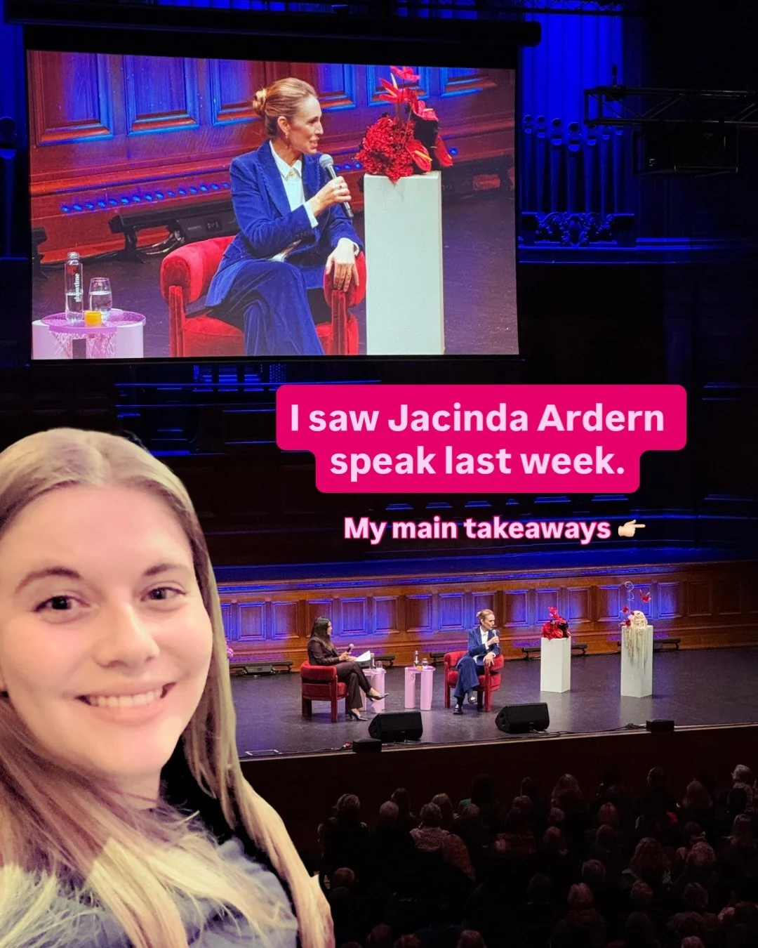 * Cue me fangirling *

I saw @jacindaardern speak at @melbwritersfest last week and honestly? She reminded me why empathetic, humble leadership matters - in politics, in business, and everywhere in between.

Swipe for the four ideas that stuck with m