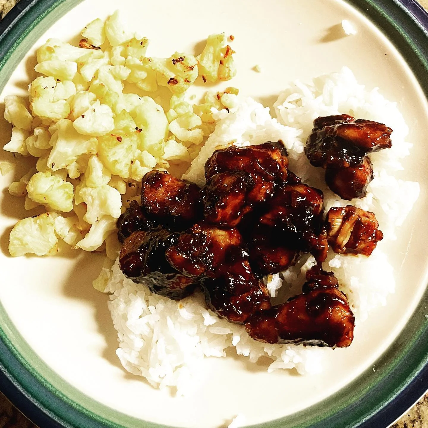 Made air fryer orange chicken tonight! Recipe from @no.food.rules. It was absolutely delicious!