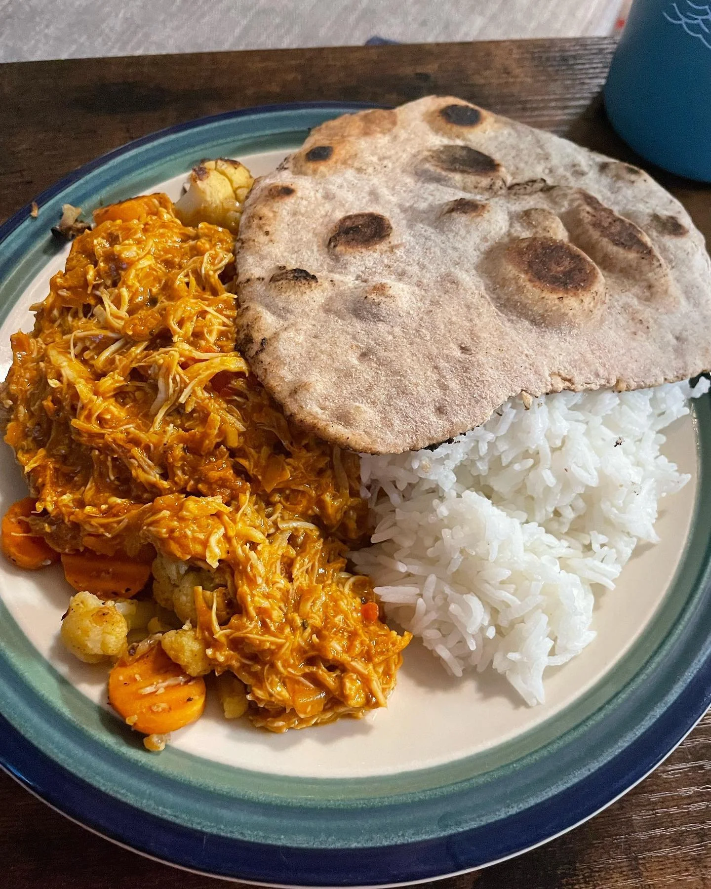 Tried my hand at some homemade naan today! It was sooo good!