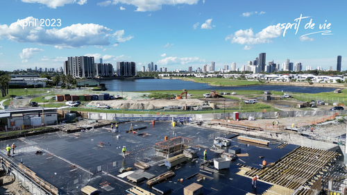 Construction Progress March – September 2023