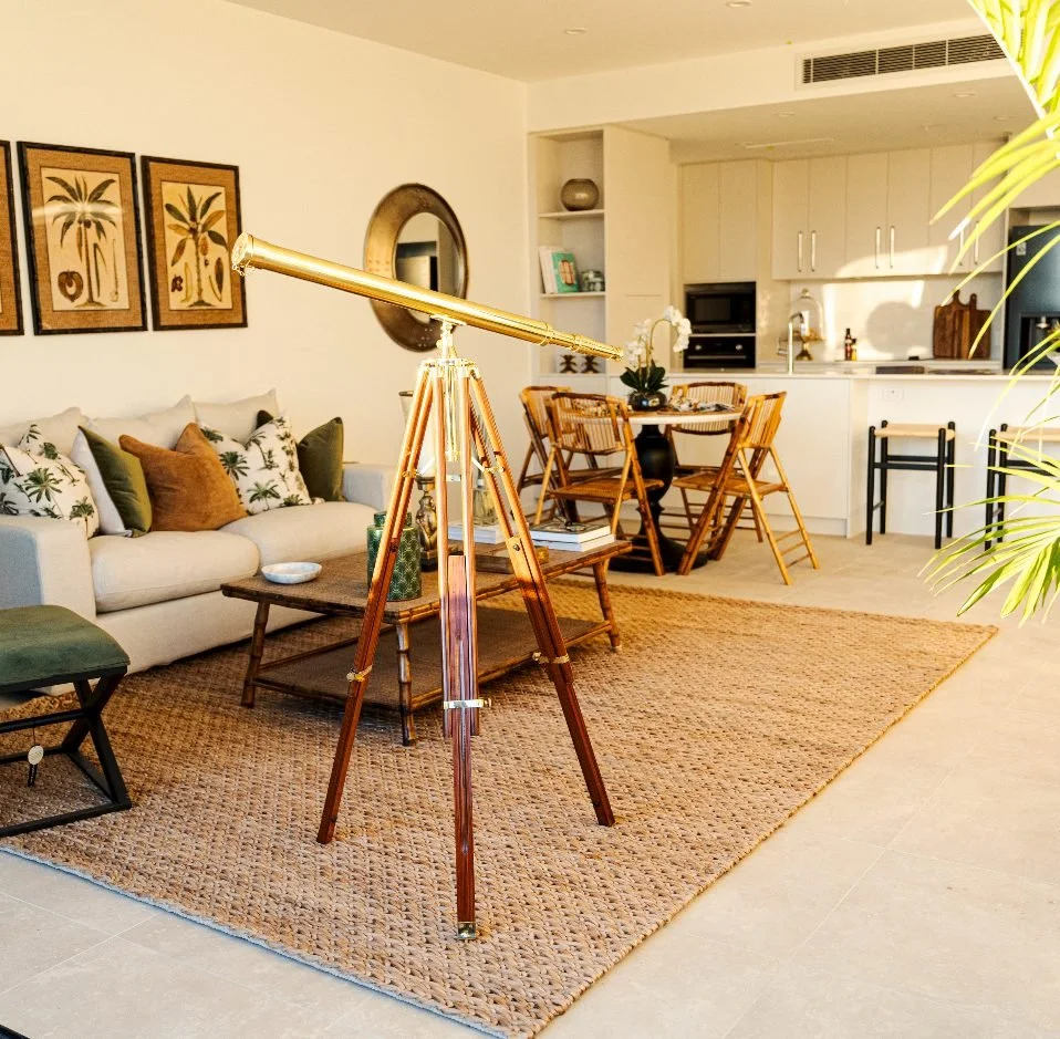 Esprit de Vie apartment living room at Mermaid Waters