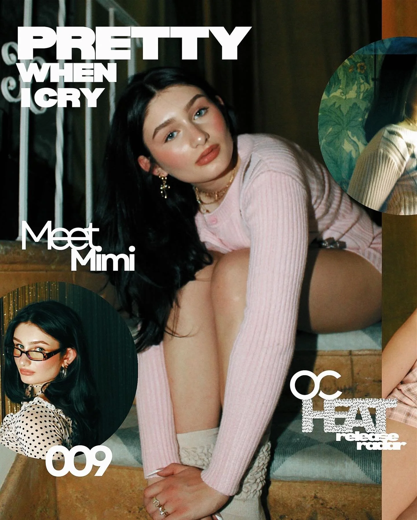 OC HEAT VOL. 009: PRETTY WHEN I CRY by Mimi 💘

Mimi&rsquo;s debut single Pretty When I Cry is an honest pop R&amp;B anthem about pressure, perfection, and finding beauty in the moments you fall apart. &ldquo;Pretty When I Cry is the most real song I