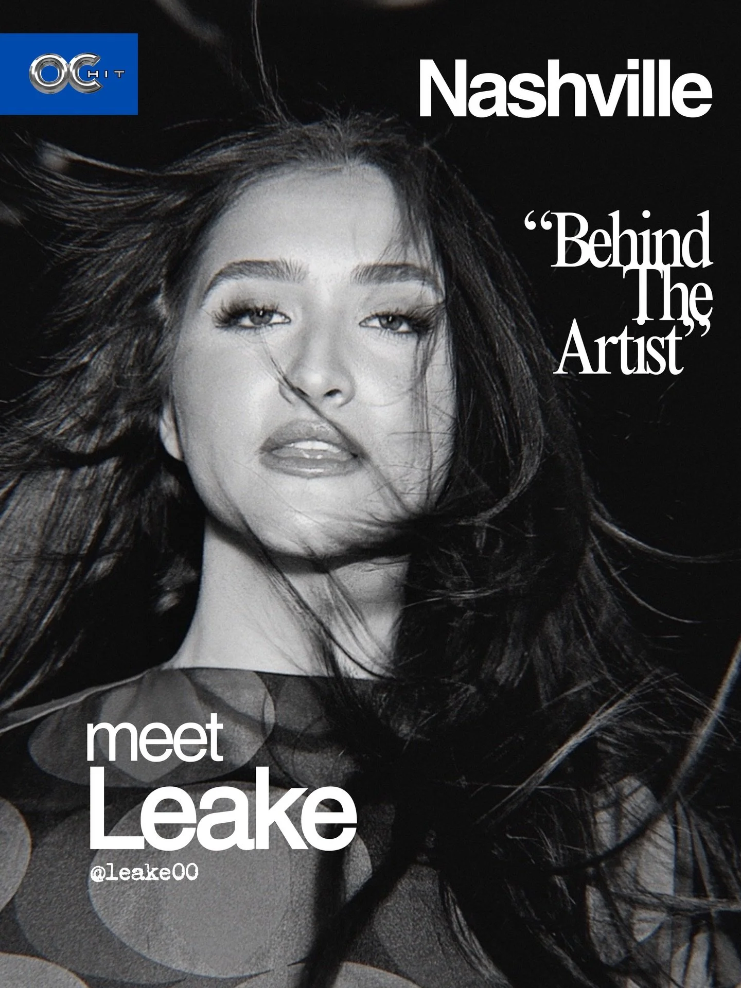 Behind the Artist: @leake00 

At just 19, LEAKE is carving her own lane&mdash;sleek pop songwriting layered with subtle R&amp;B influence. Built on strong melodies, modern production, and a big, expressive vocal, her sound balances control with emoti