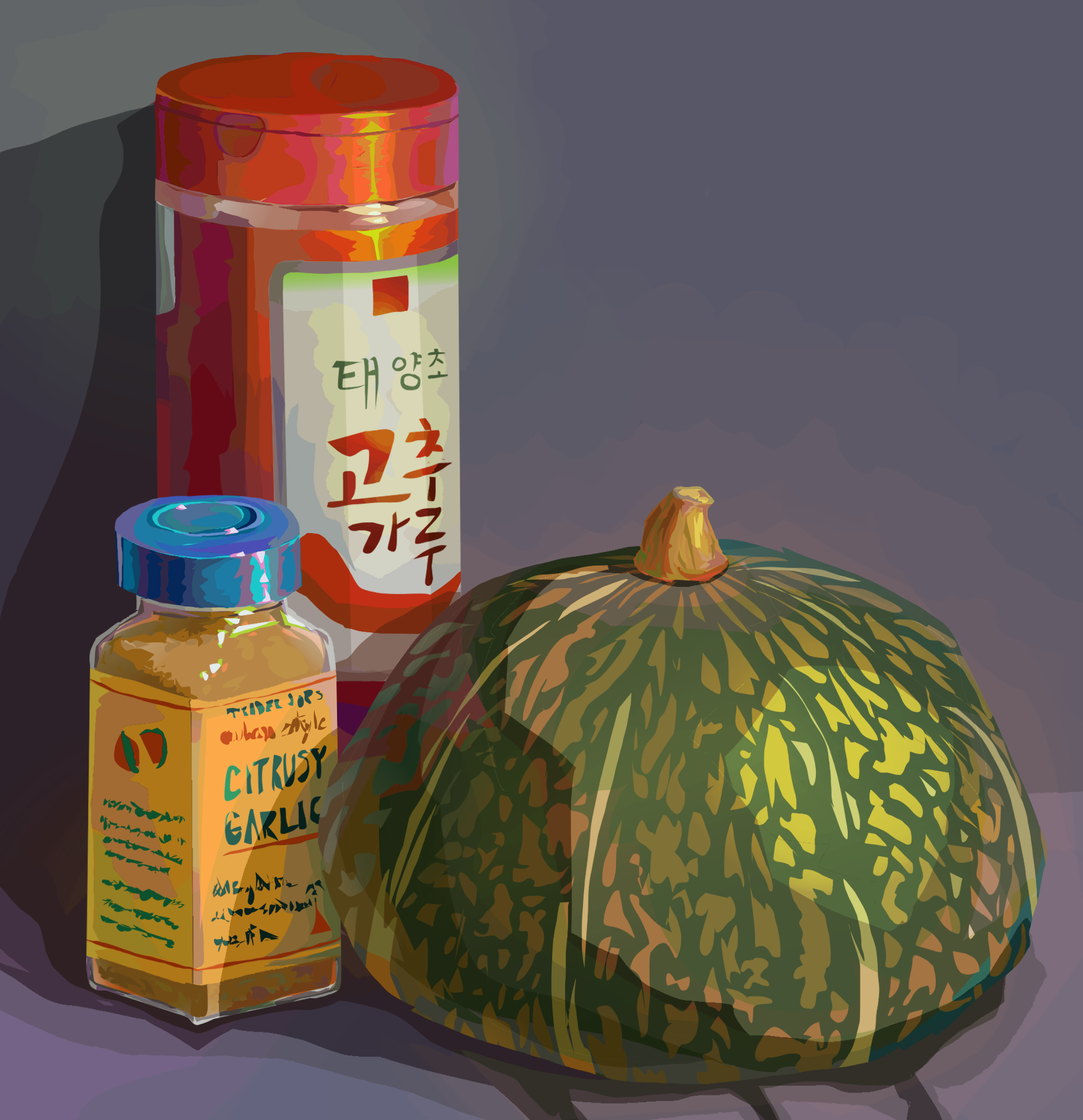 week 5 sean still life gochugaru citrusy garlic kabocha.png