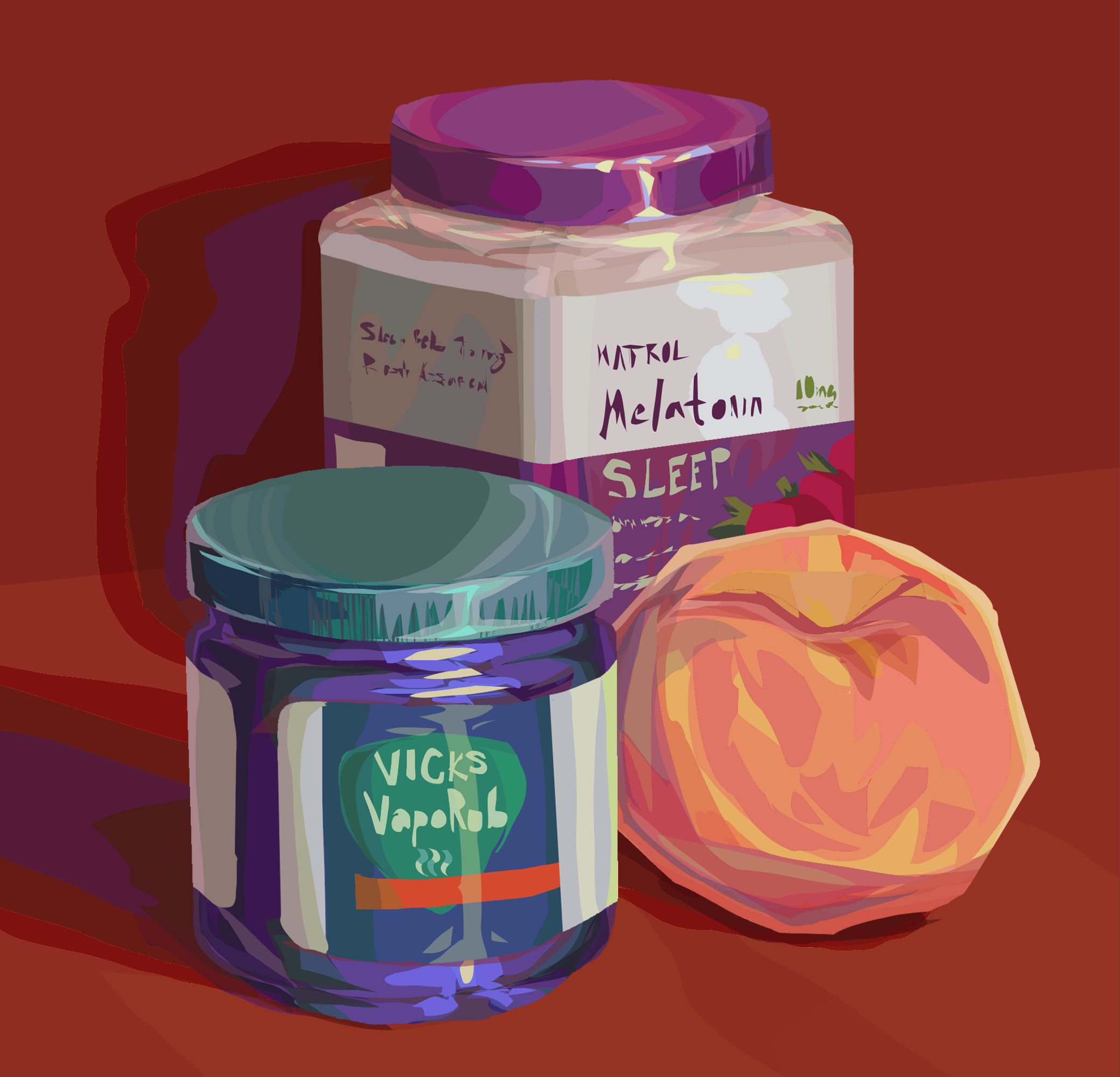week 3 sean still life melatonin vicks peach.png