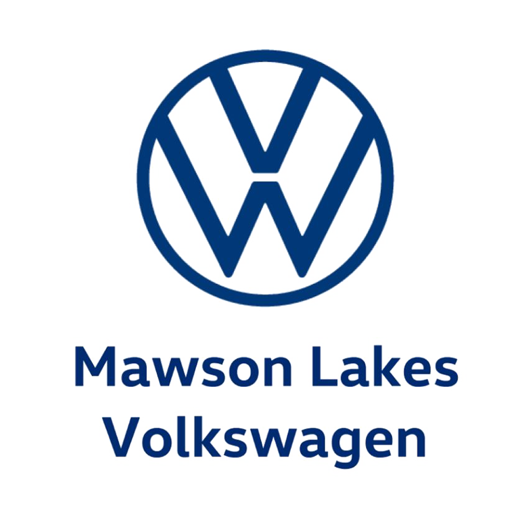 Volkswagen logo with text reading 'Mawson Lakes Volkswagen' underneath.
